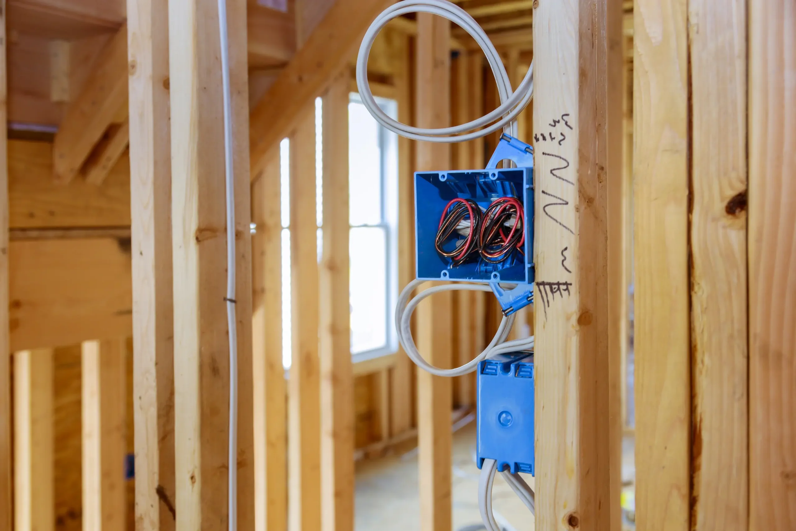 Travaux électriques construction neuve